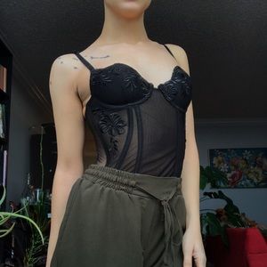 Small Black Lingerie Top